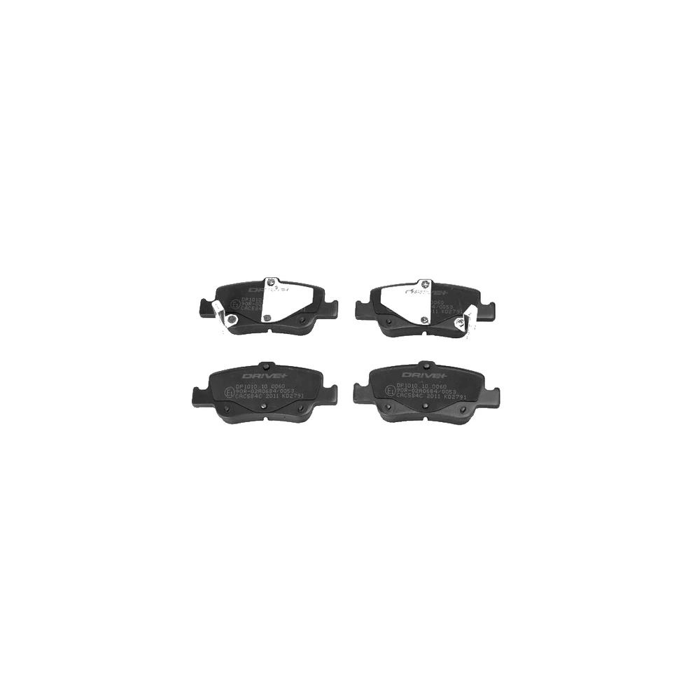 ALFA ROMEO BMW NISSAN OPEL PORSCHE SAAB VOLVO 0060 712 608 Rear Axle Disc Brake Pad