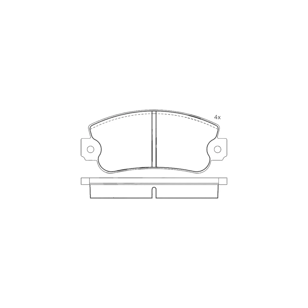 ALFA ROMEO 0060 765 018 Front Axle Disc Brake Pad