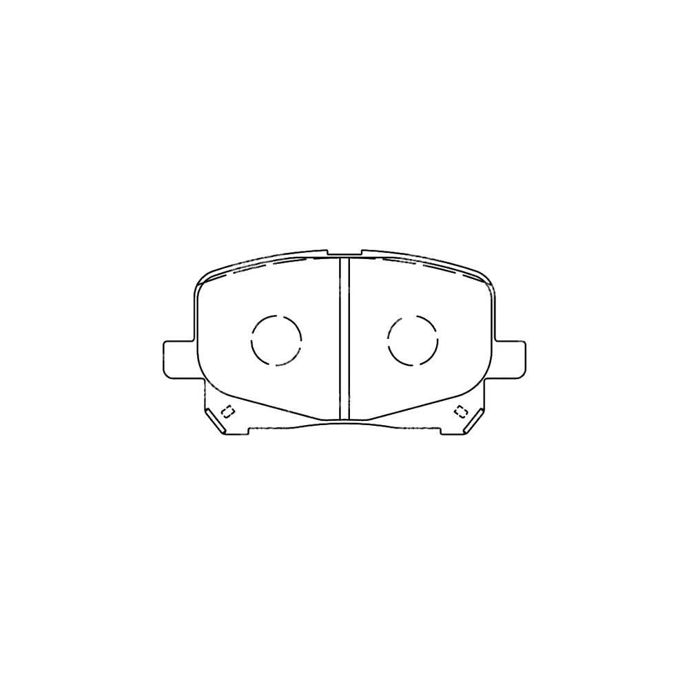 TOYOTA 04465-28410 Front Axle Disc Brake Pad