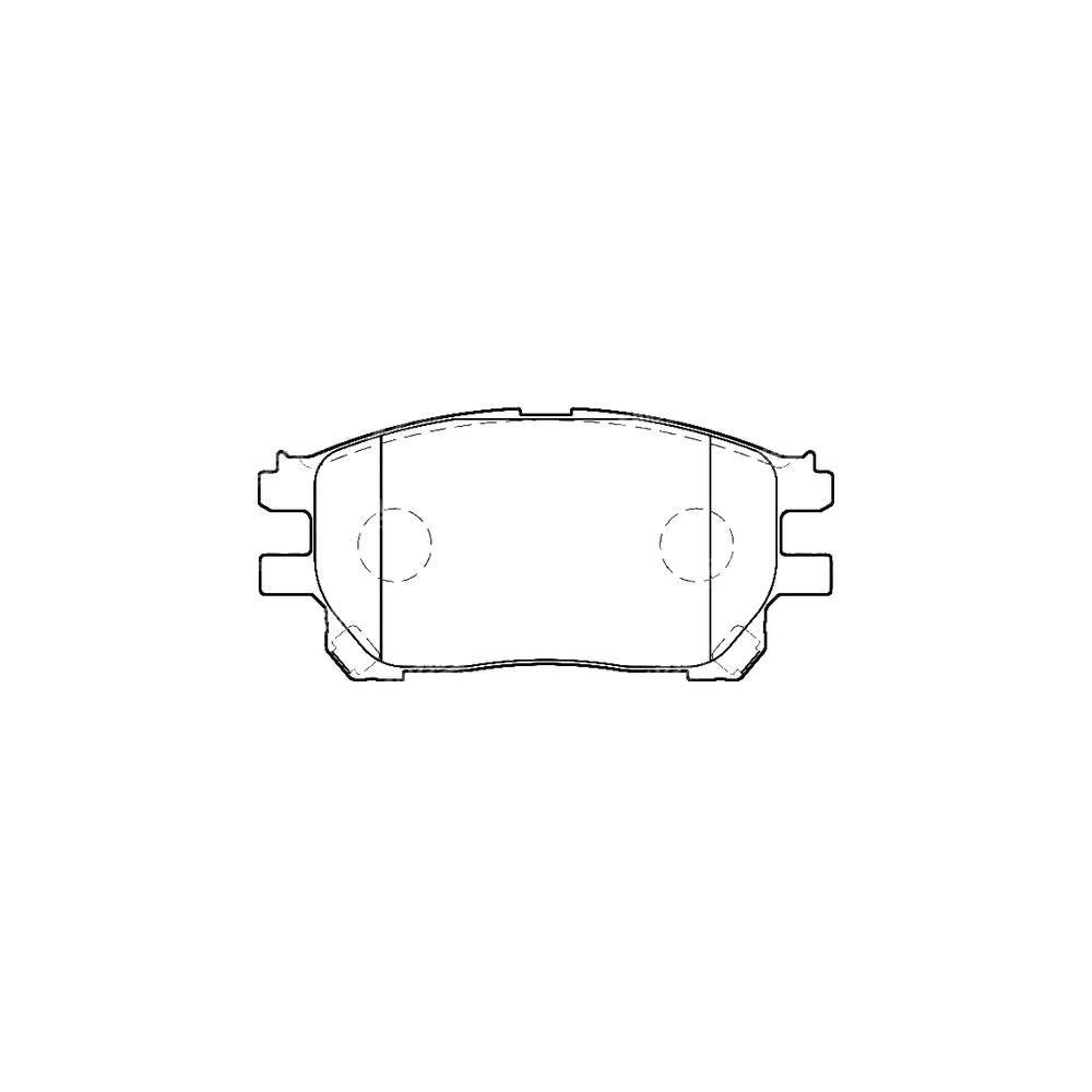TOYOTA 04465-28490 Front Axle Disc Brake Pad
