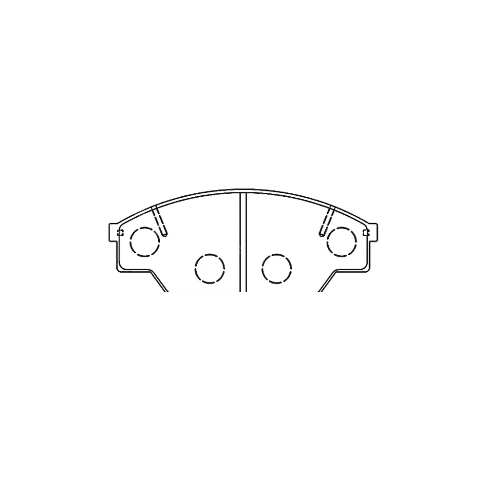 TOYOTA GEO CHEVROLET 04465-32010 Rear Axle Disc Brake Pad