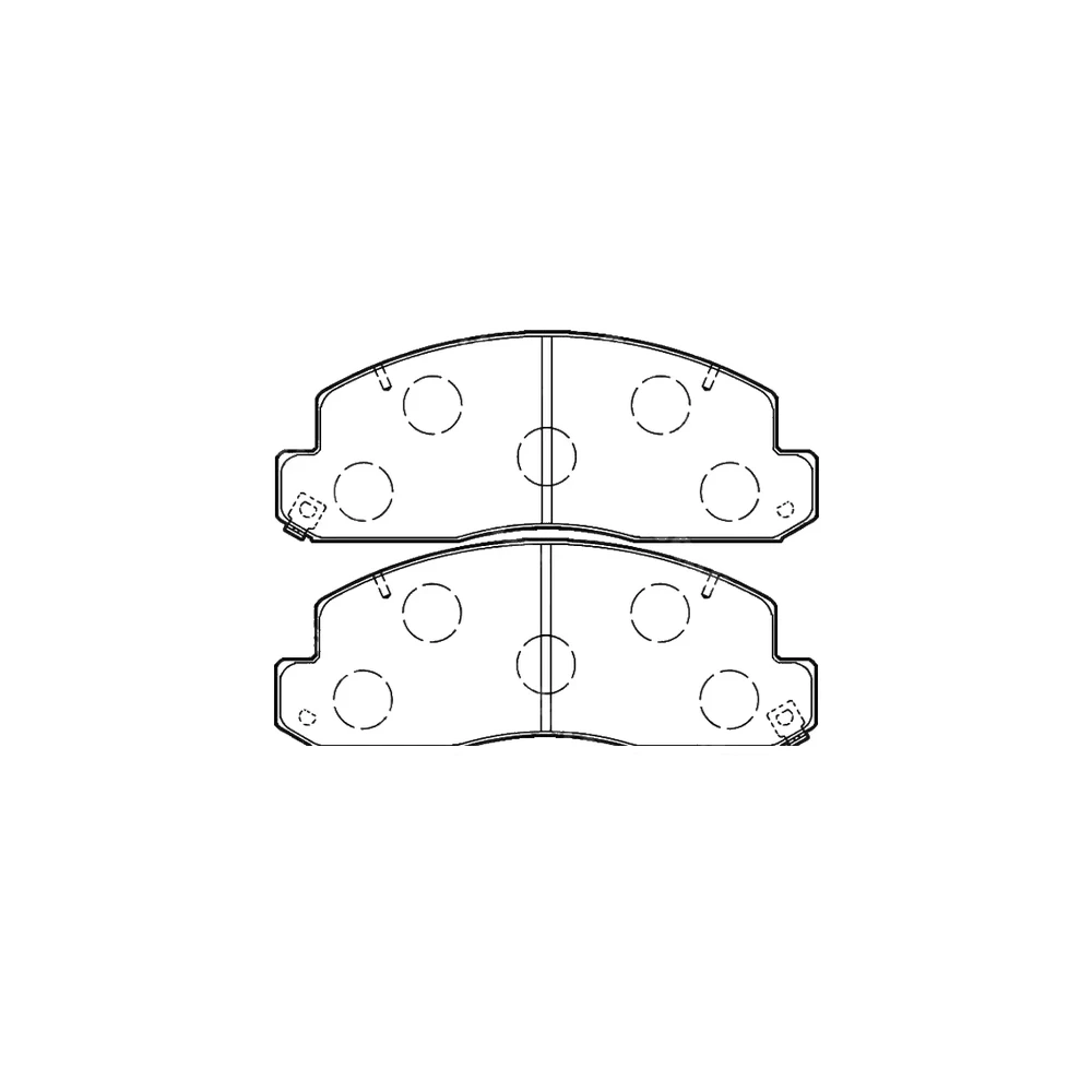 TOYOTA 04465-36010 Front Axle Disc Brake Pad