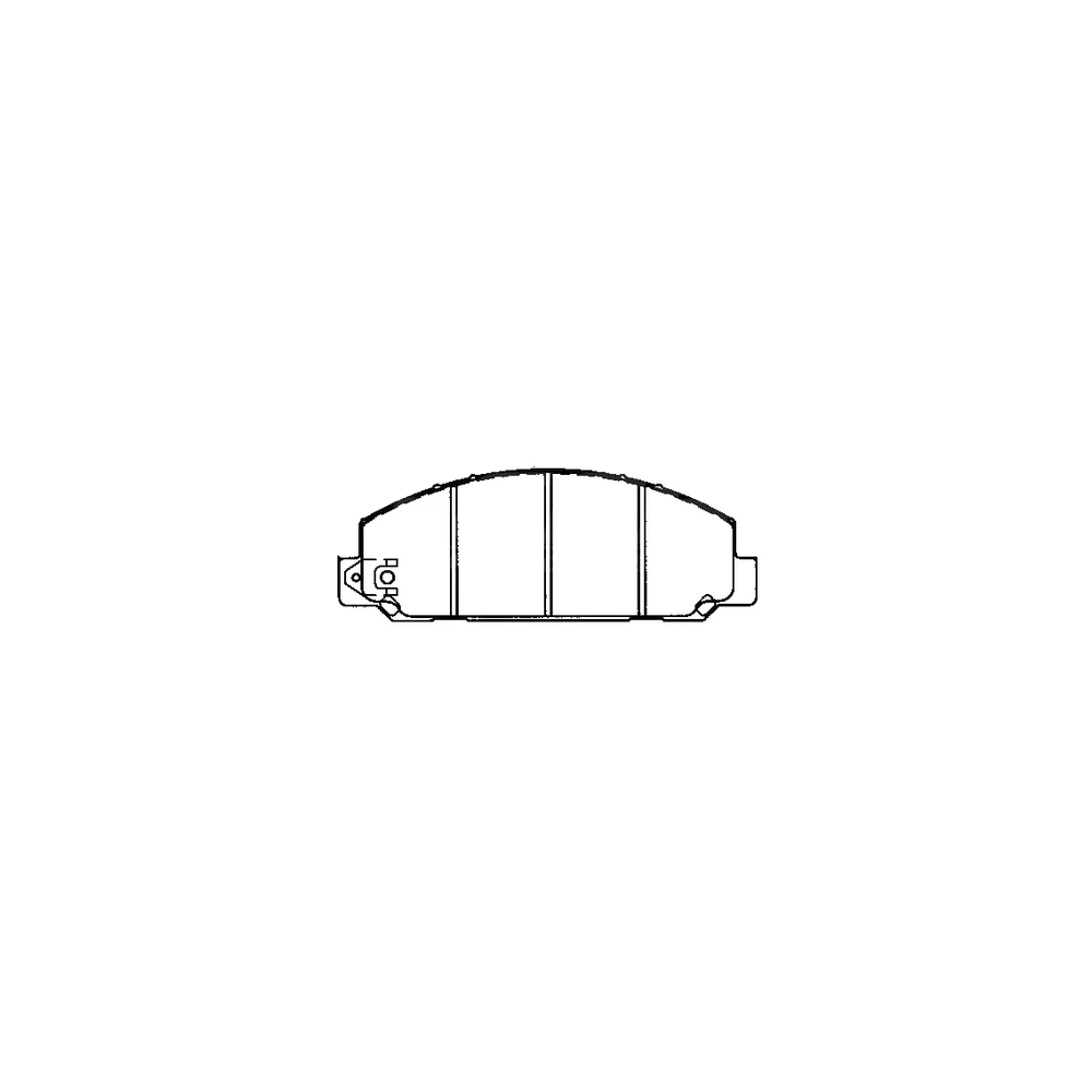 HINO 04465-37280 Front Axle Disc Brake Pad