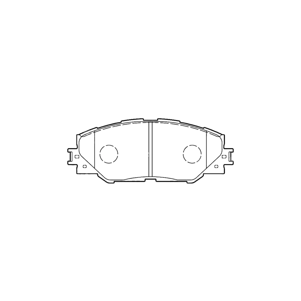TOYOTA (FAW) TOYOTA PONTIAC TOYOTA (GUANGZHOU) 04465-42140 Front Axle Disc Brake Pad