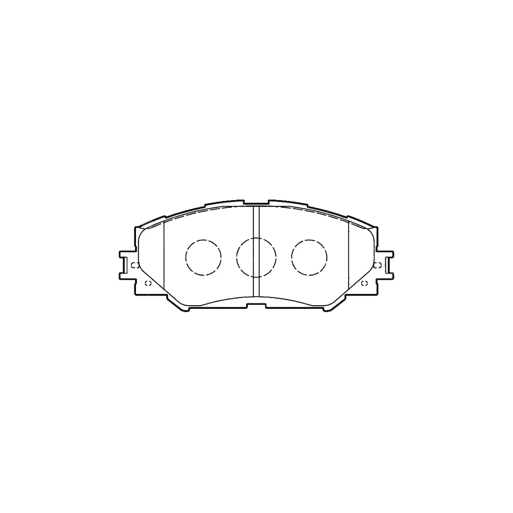 TOYOTA (FAW) TOYOTA LEXUS TOYOTA (GUANGZHOU) SUBARU 04465-42160 Front Axle Disc Brake Pad