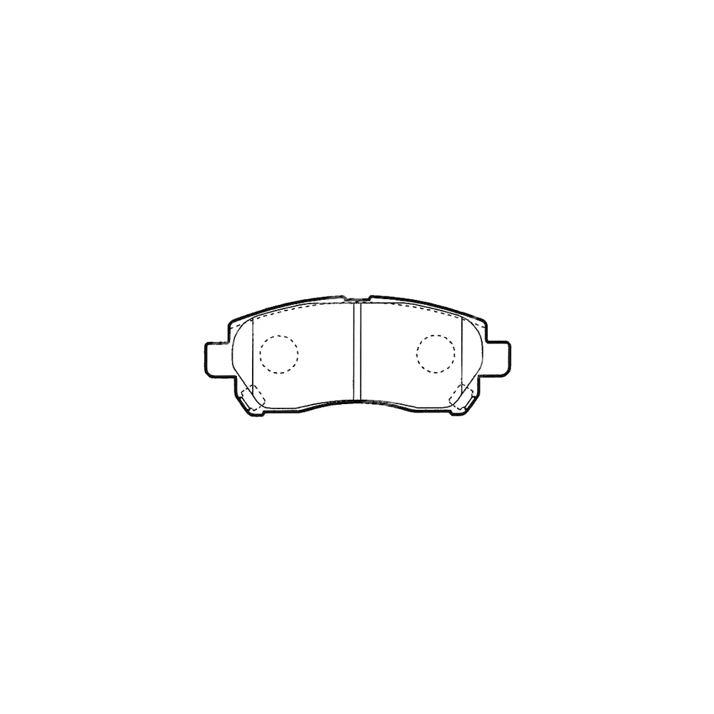 DAIHATSU TOYOTA DAIHATSU (FAW) 04465-BZ010 Front Axle Disc Brake Pad