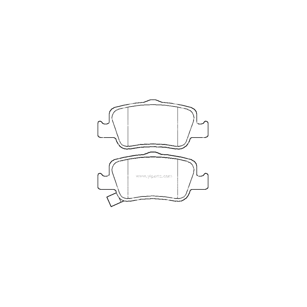TOYOTA 04466-05010 Rear Axle Disc Brake Pad