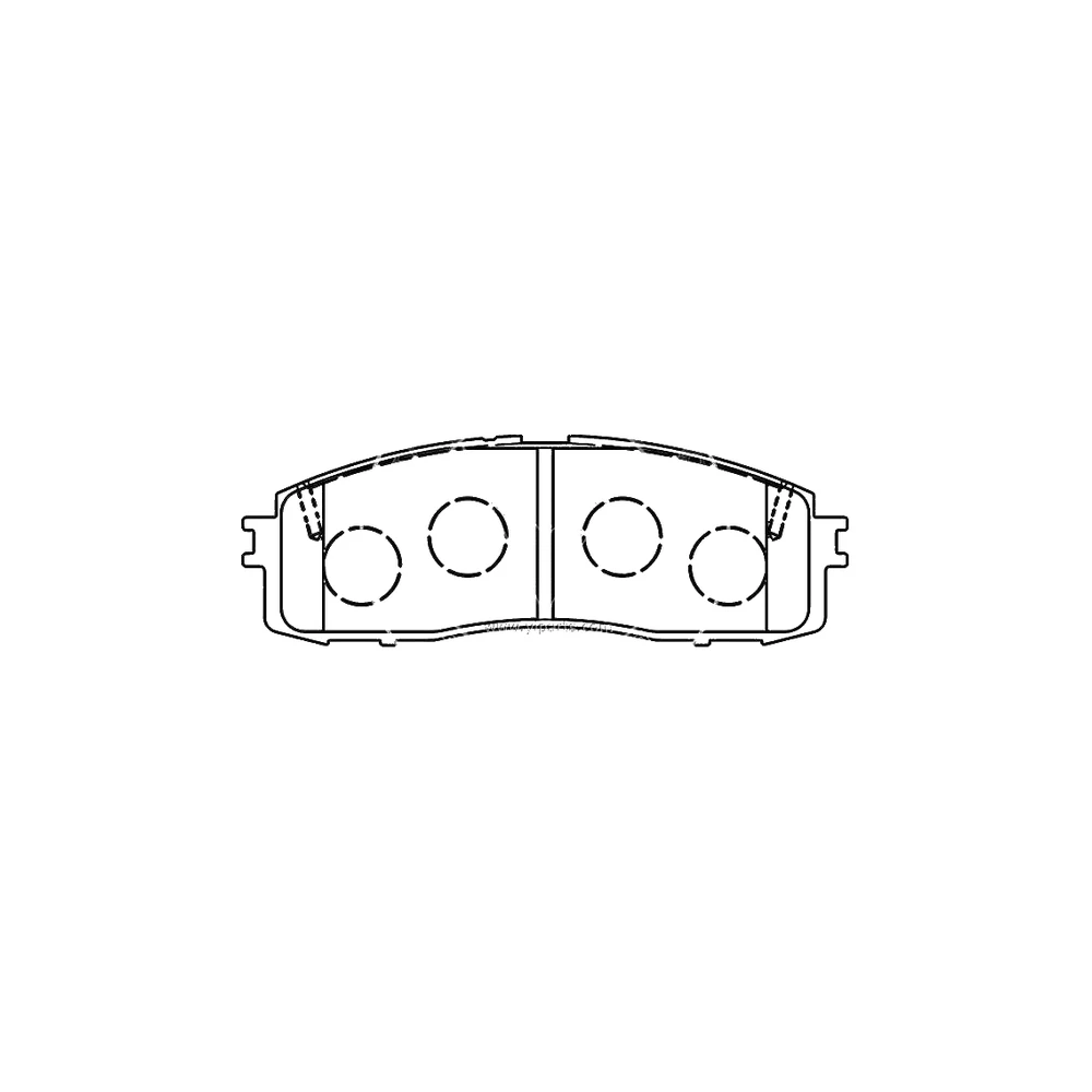 TOYOTA 04466-14030 Rear Axle Disc Brake Pad