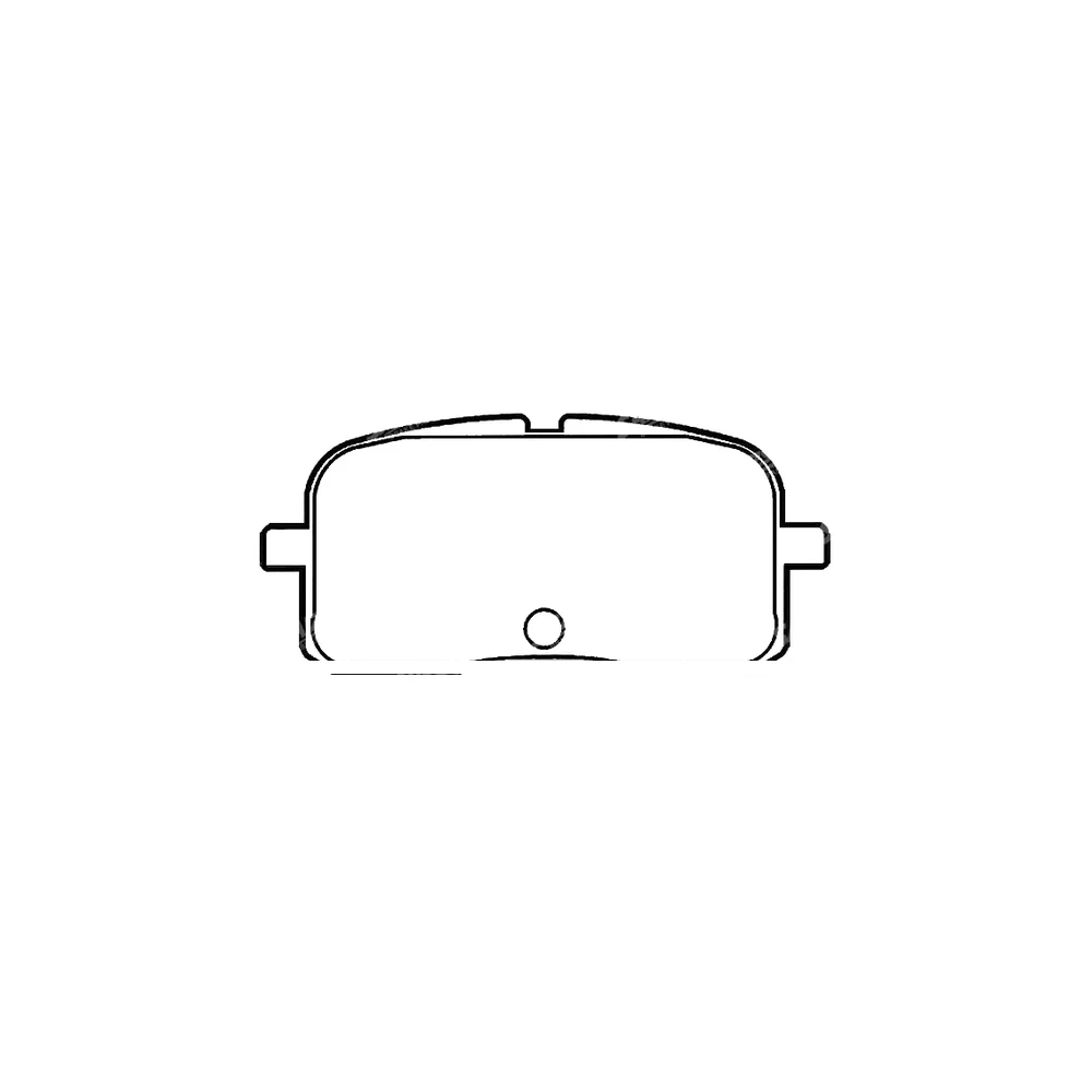 TOYOTA 04466-18010 Rear Axle Disc Brake Pad