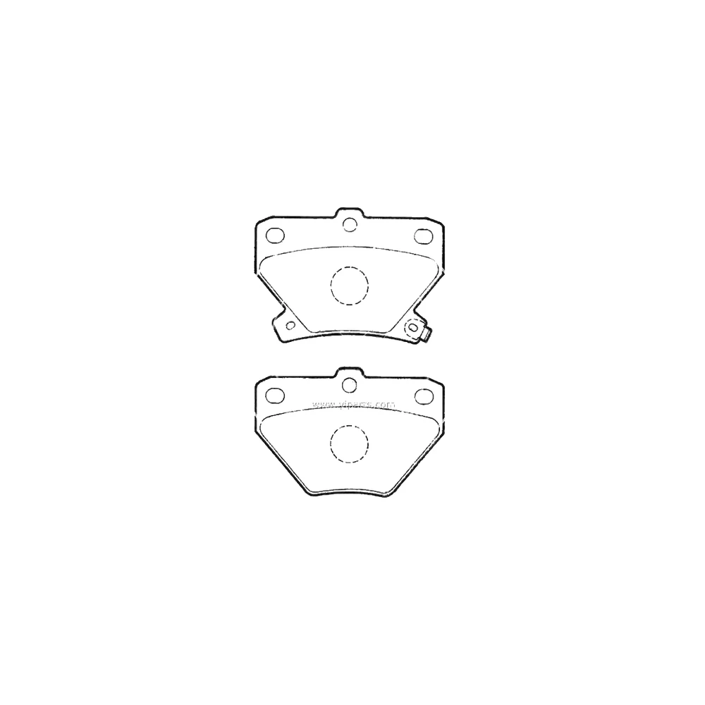 TOYOTA (FAW) TOYOTA PONTIAC 04466-20090 Rear Axle Disc Brake Pad