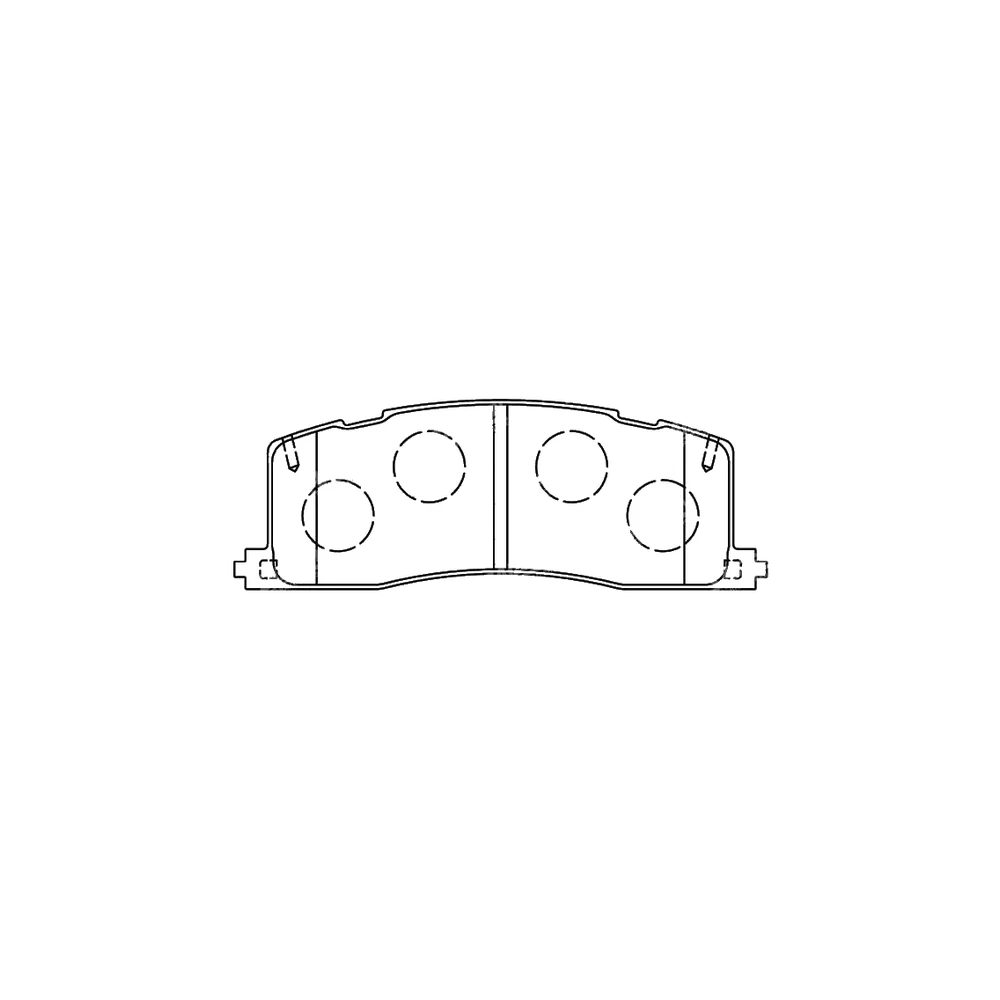TOYOTA 04466-28020 Rear Axle Disc Brake Pad