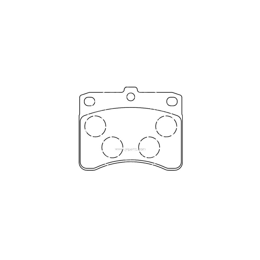 DAIHATSU 04491-87503 Front Axle Disc Brake Pad