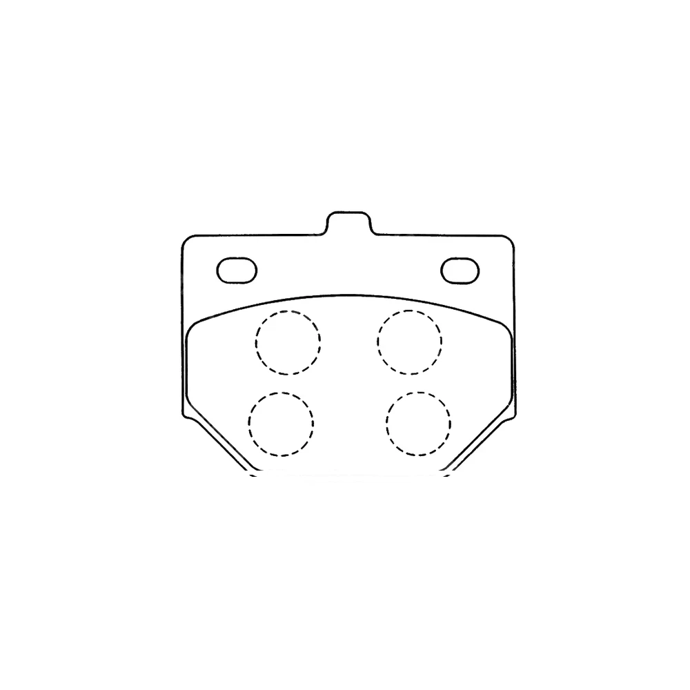 DAIHATSU 04491-87701 Front Axle Disc Brake Pad