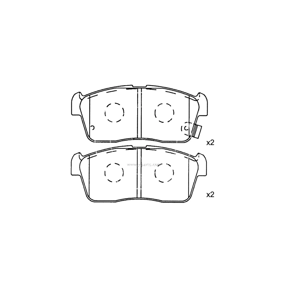 DAIHATSU SUZUKI 04491-97217 Front Axle Disc Brake Pad