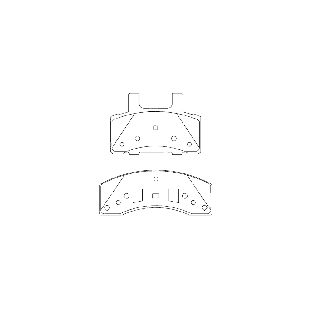 DODGE 05003163AB Front Axle Disc Brake Pad