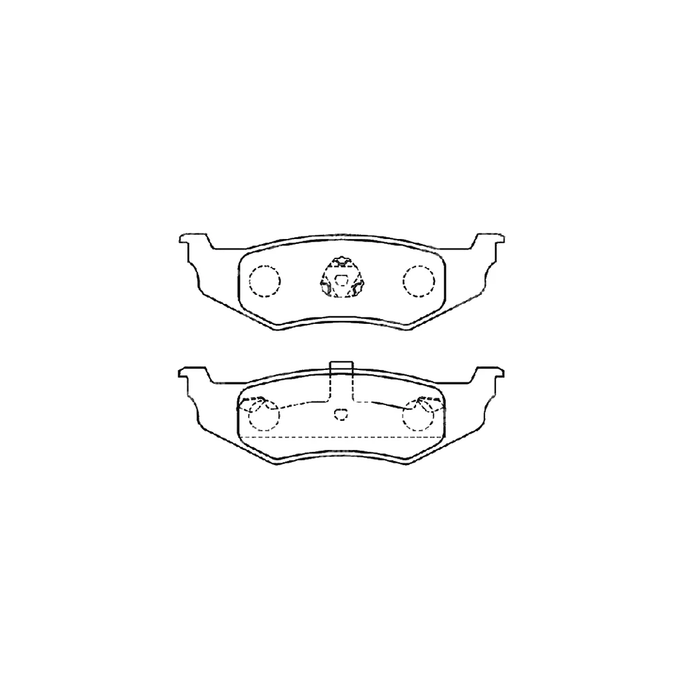 CHRYSLER DODGE PLYMOUTH EAGLE 05011630AA Rear Axle Disc Brake Pad