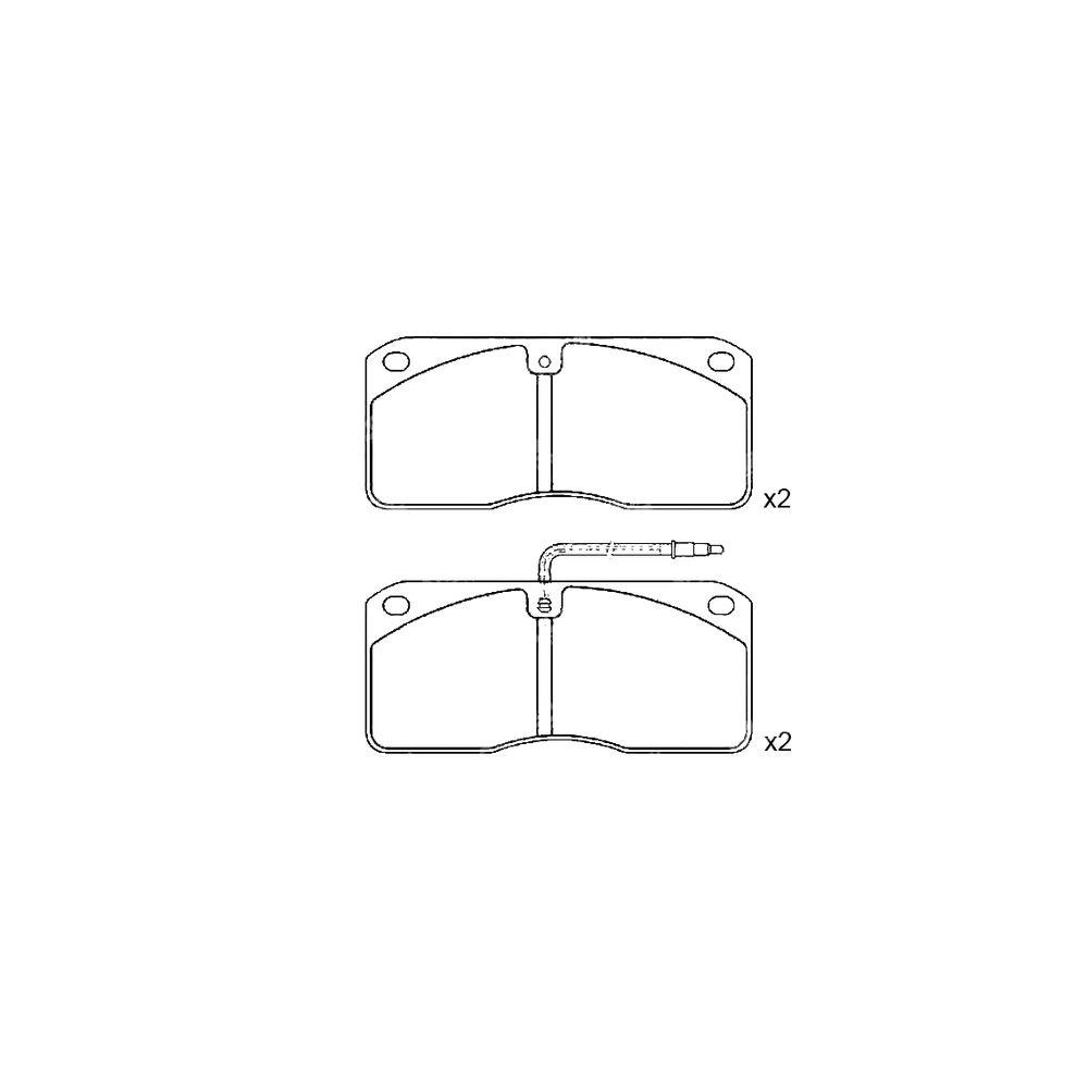 VOLVO 06902964-0 Front Axle Disc Brake Pad