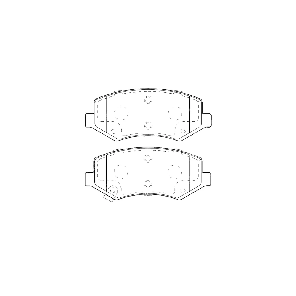 BYD 1075741900 Front Axle Disc Brake Pad