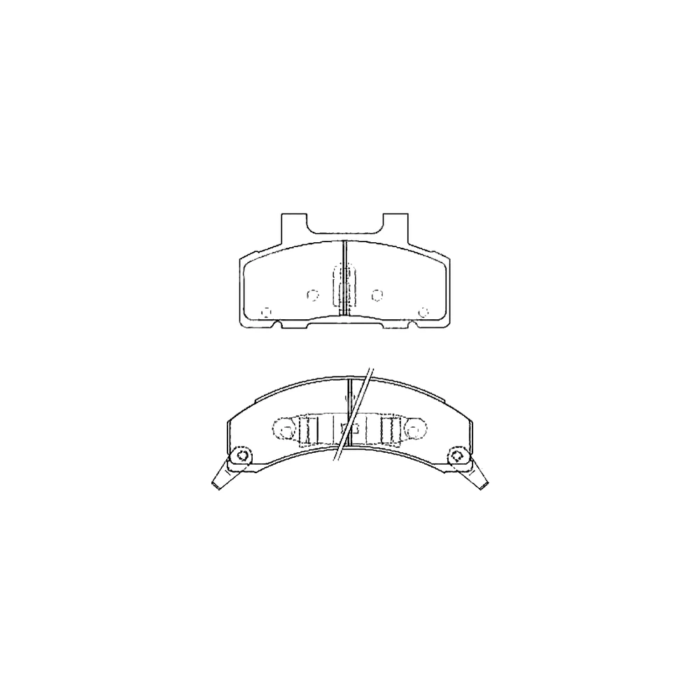 BUICK CHEVROLET PONTIAC CADILLAC OLDSMOBILE 12321422 Front Axle Disc Brake Pad