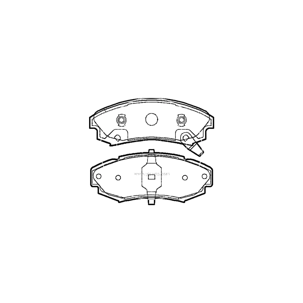 BUICK CADILLAC OLDSMOBILE 12321440 Front Axle Disc Brake Pad