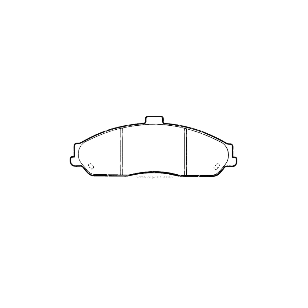 CADILLAC CHEVROLET 12530681 Front Axle Disc Brake Pad