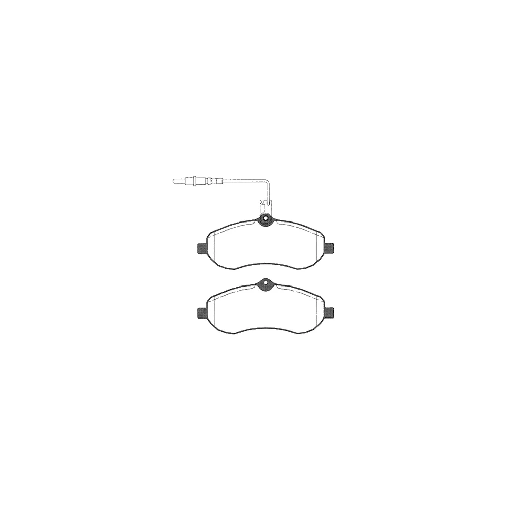 CITROEN 1617279580 Front Axle Disc Brake Pad