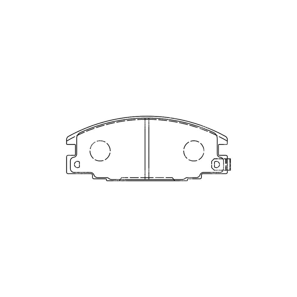 FORD ISUZU OPEL ISUZU (QINGLING) VAUXHALL HONDA 16 05 825 Front Axle Disc Brake Pad