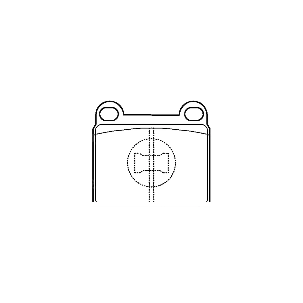 AUDI VOLKSWAGEN 171 698 151 B Front Axle Disc Brake Pad