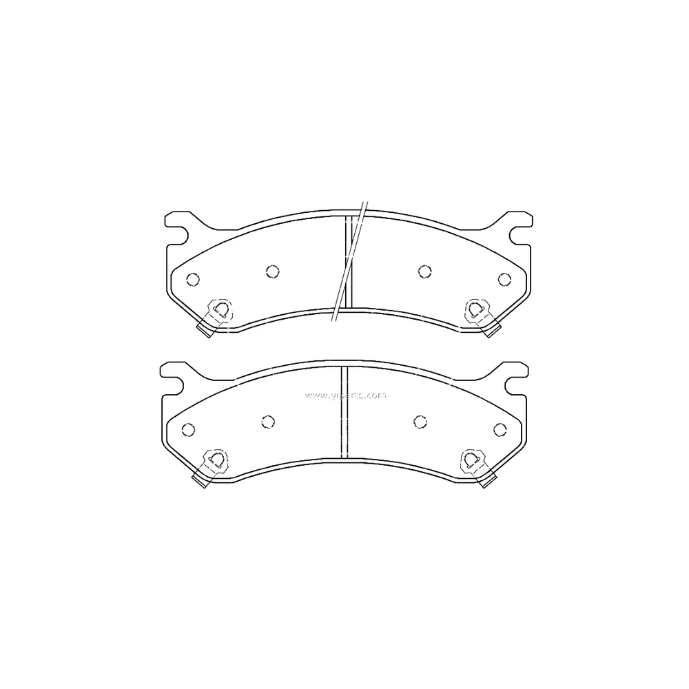 CADILLAC CHEVROLET GM HUMMER 18026217 Rear Axle Disc Brake Pad