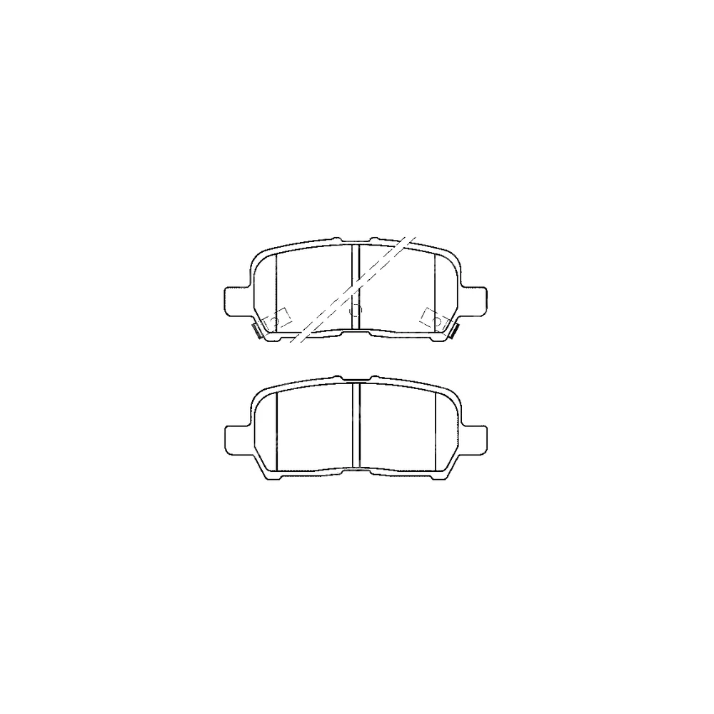 BUICK (SGM) 18048690 Rear Axle Disc Brake Pad
