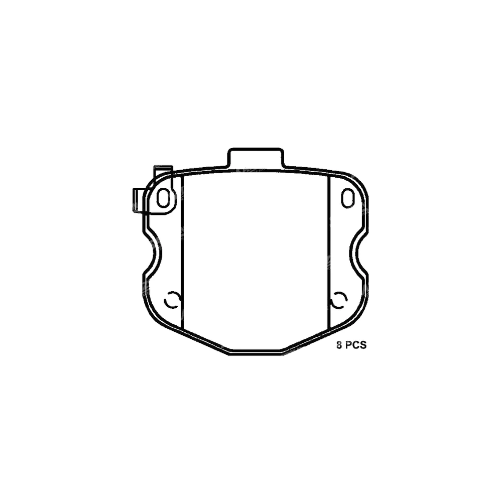 CHEVROLET 19121811 Rear Axle Disc Brake Pad