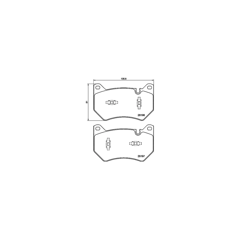FORD SEAT VOLKSWAGEN 1 151 377 Front Axle Disc Brake Pad