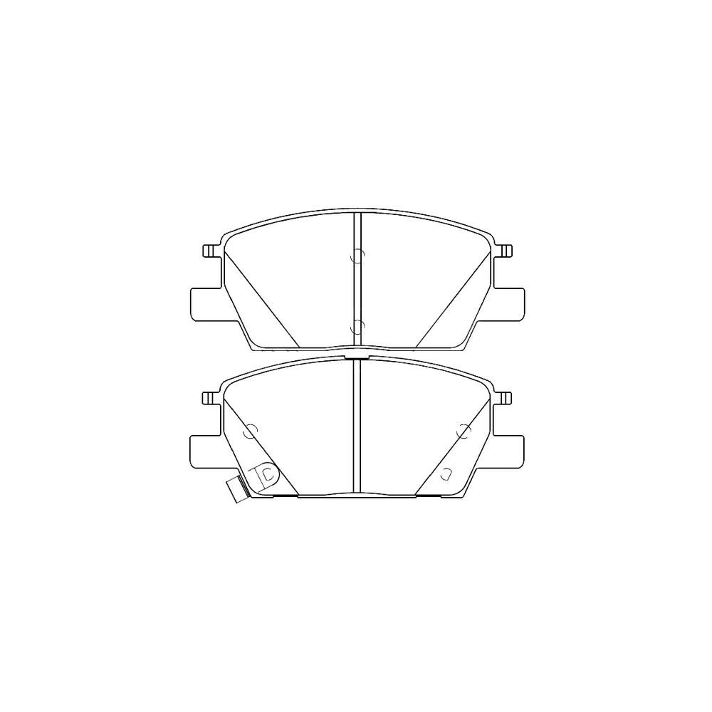 GM OPEL VAUXHALL 23321903 Front Axle Disc Brake Pad