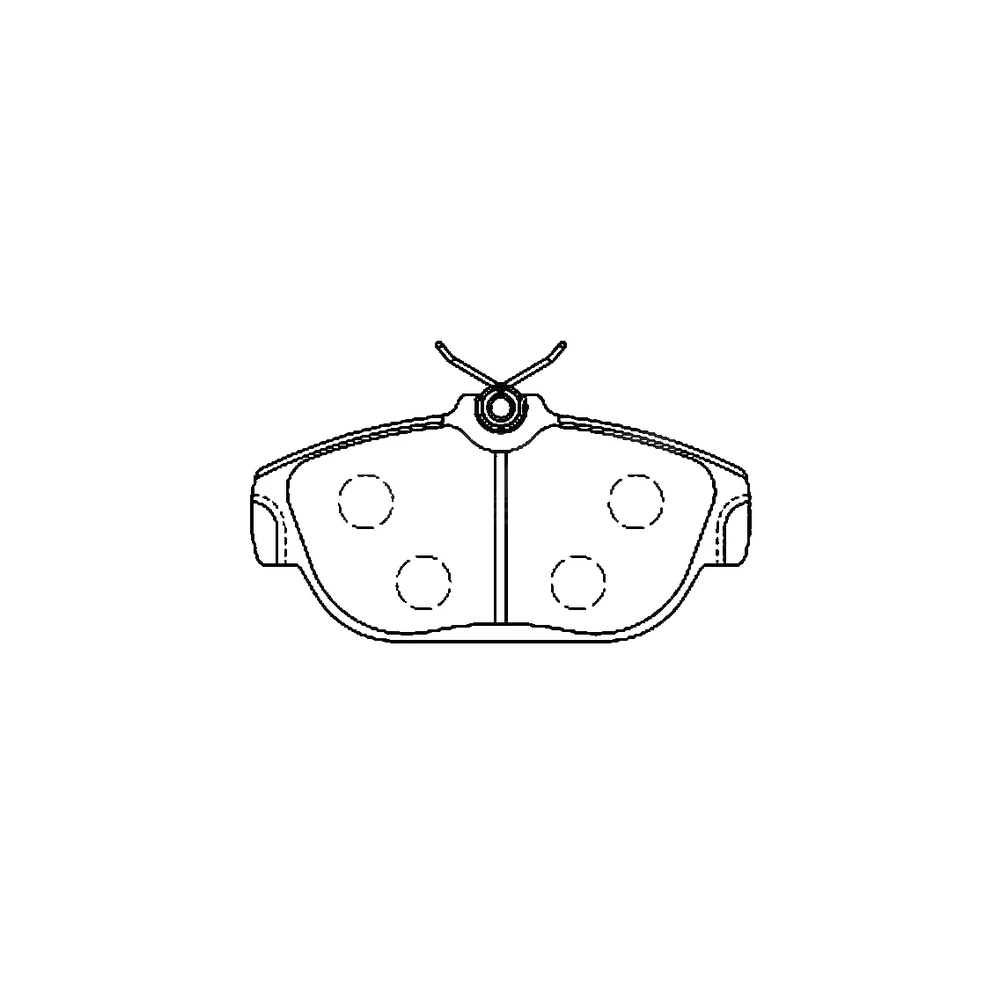 VOLVO 2713493 Front Axle Disc Brake Pad