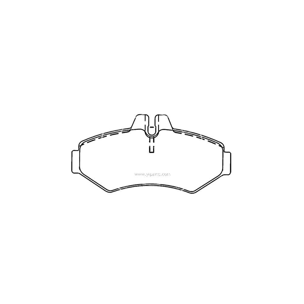 MERCEDES BENZ VOLKSWAGEN 2D0 698 451 B Rear Axle Disc Brake Pad