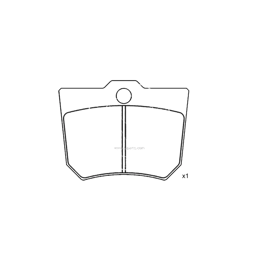 VOLVO 3230081M91 Front Axle Disc Brake Pad
