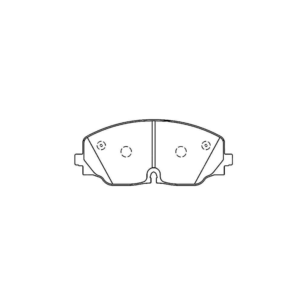VOLKSWAGEN 3QF 698 151 Front Axle Disc Brake Pad