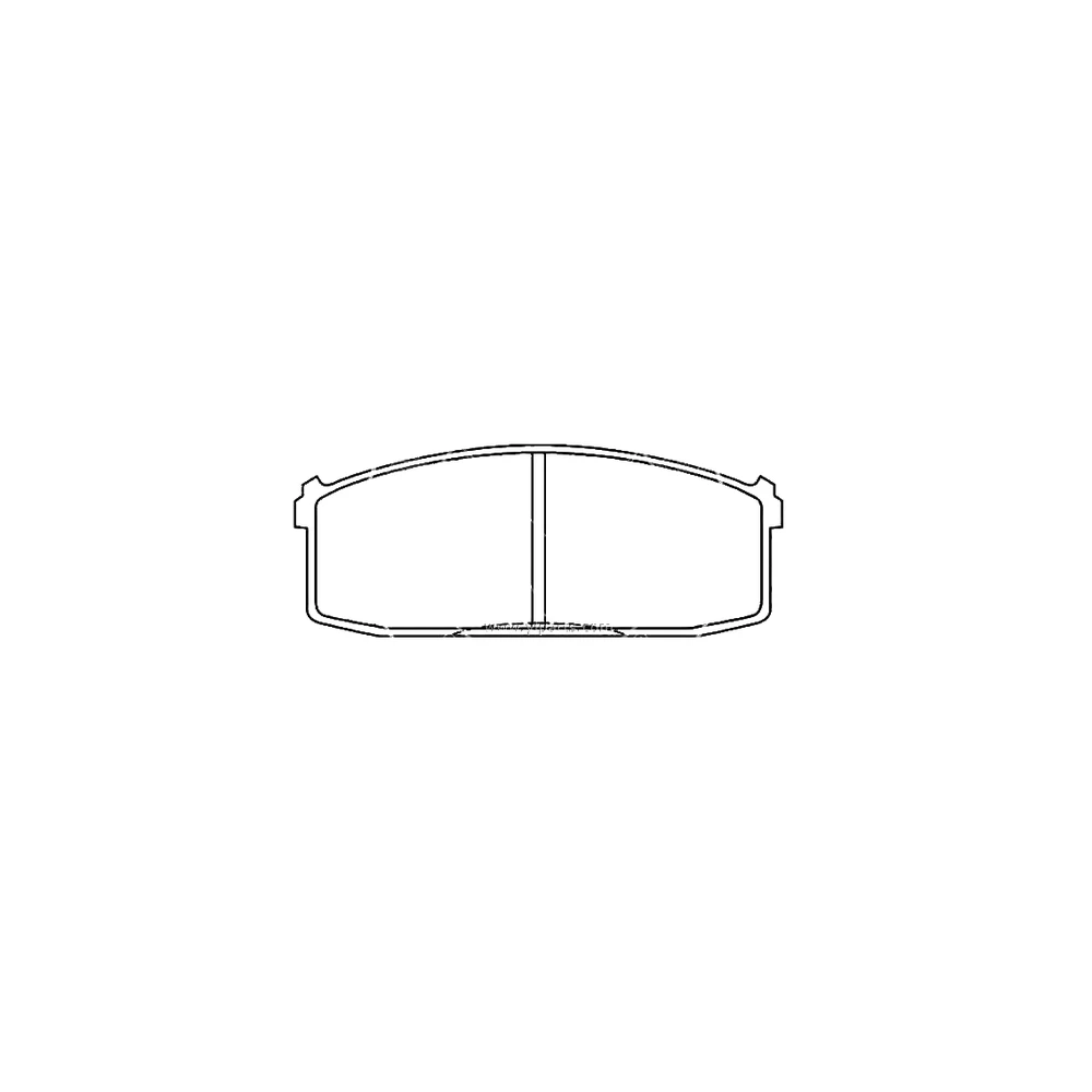 NISSAN 41060-01F87 Front Axle Disc Brake Pad
