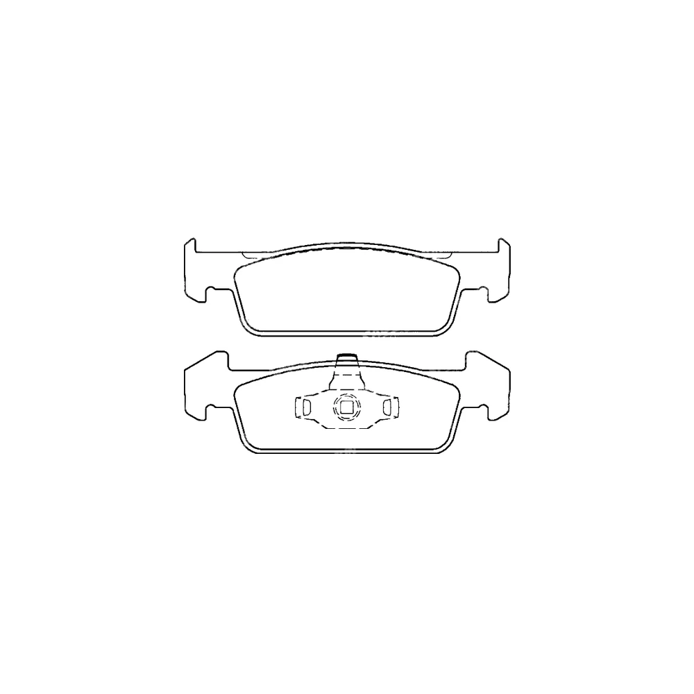DACIA 41 06 096 46R Front Axle Disc Brake Pad