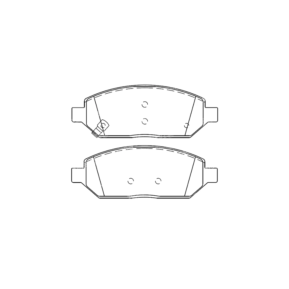 CHEVROLET 42349235 Front Axle Disc Brake Pad