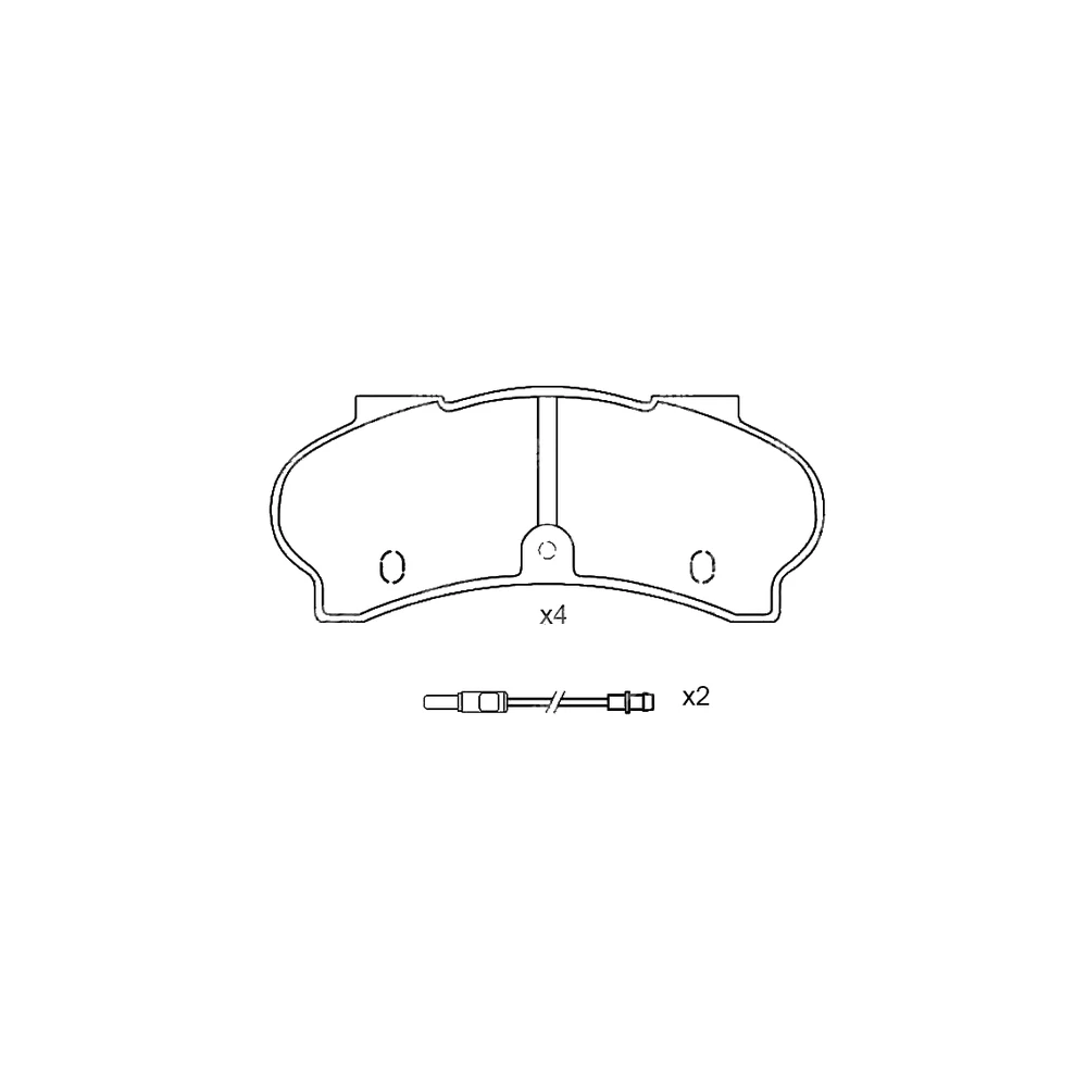 PEUGEOT 4250.81 Rear Axle Disc Brake Pad