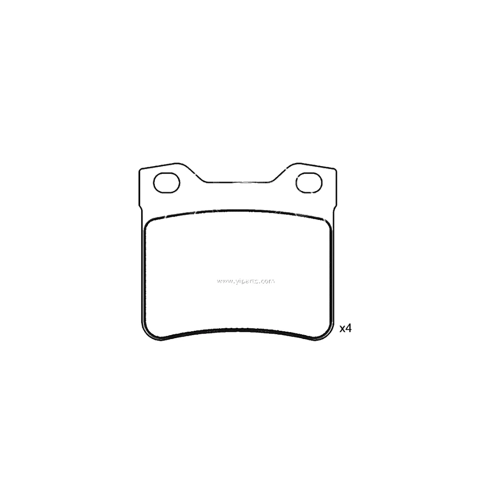 PEUGEOT 4251.30 Rear Axle Disc Brake Pad