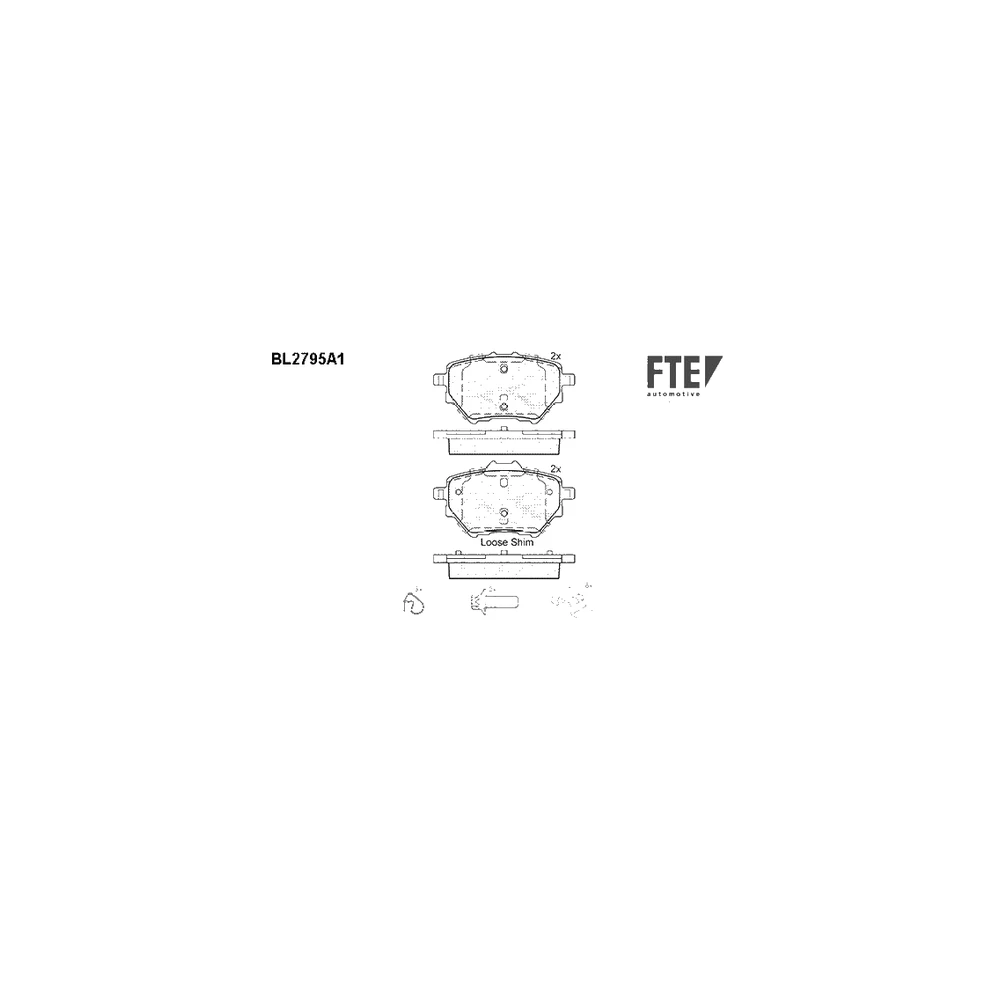 CITROEN PEUGEOT DS (CAPSA) JEEP 4254.73 Front Axle Disc Brake Pad