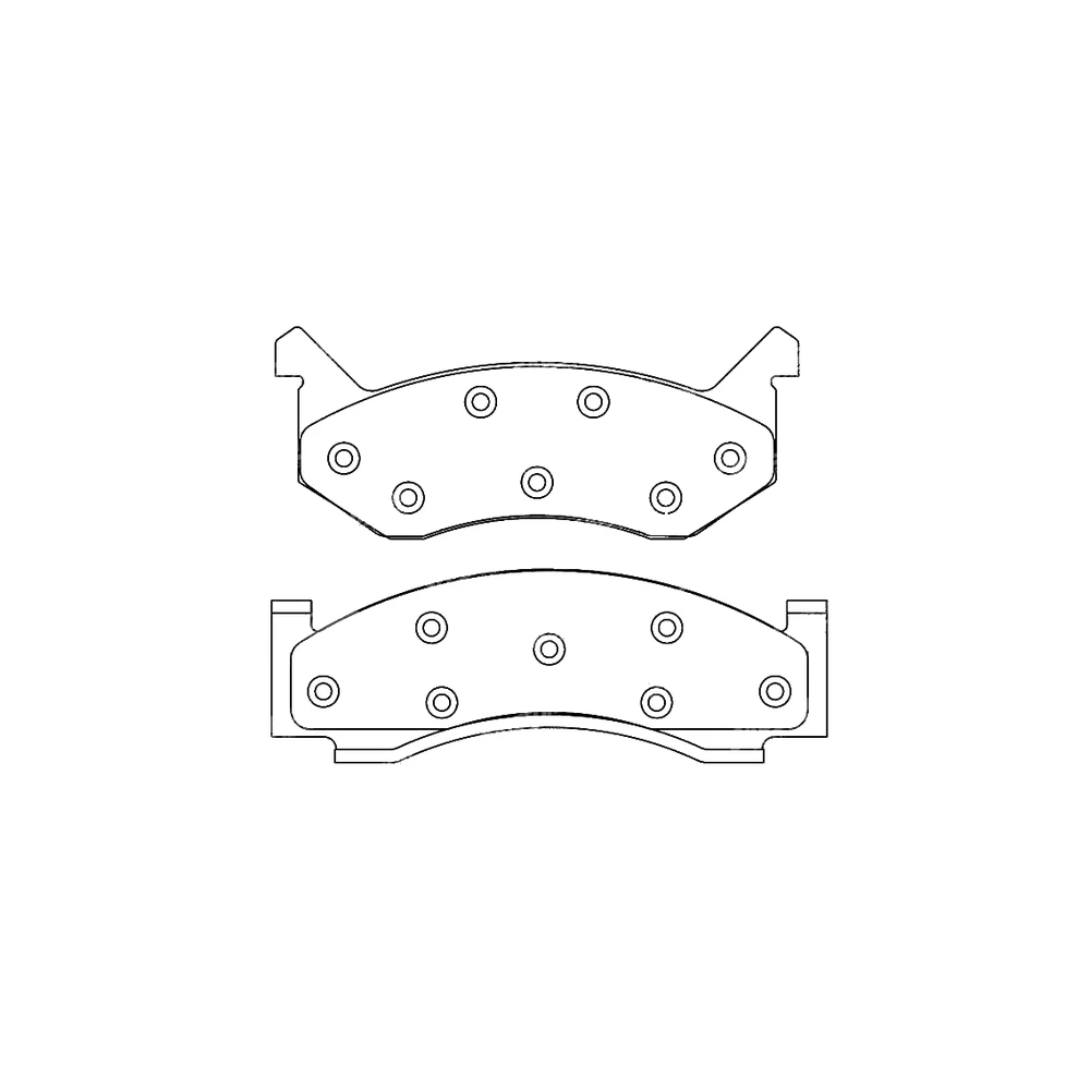 DODGE 4318728 Front Axle Disc Brake Pad