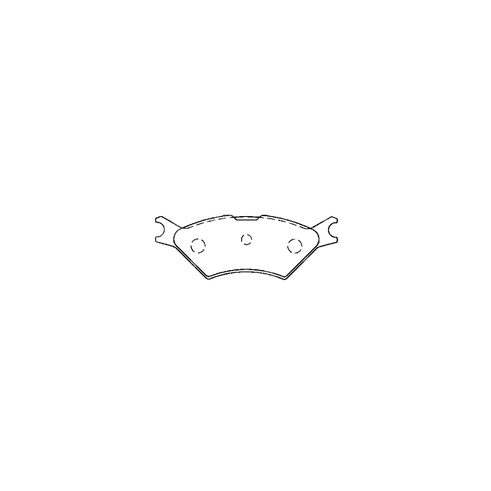 AUDI 433 698 151A Front Axle Disc Brake Pad