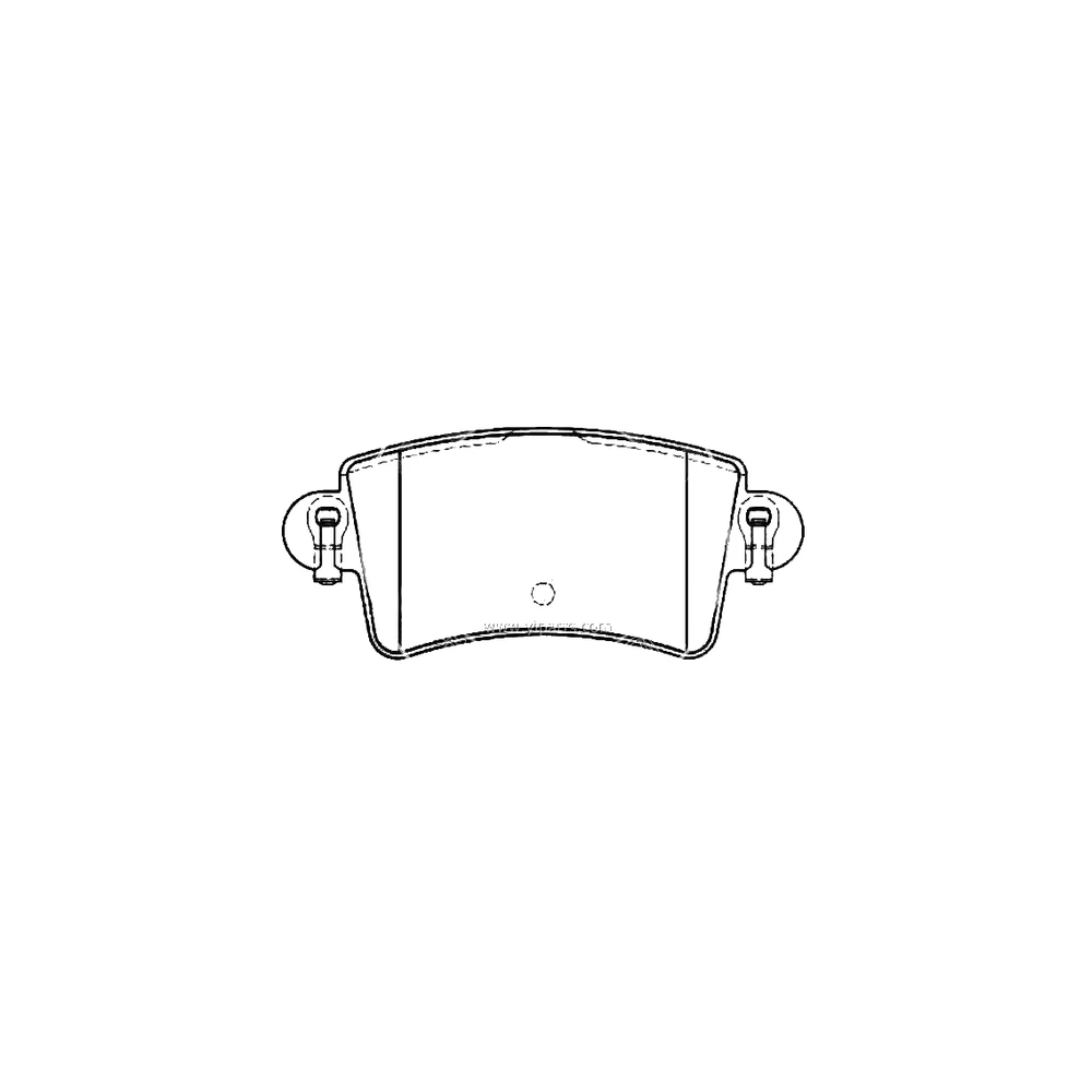 NISSAN OPEL RENAULT VAUXHALL 44060-00QAE Rear Axle Disc Brake Pad