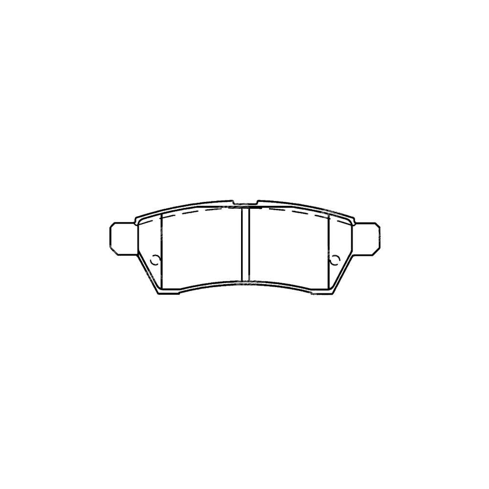 NISSAN 44060-32G85 Front Axle Disc Brake Pad