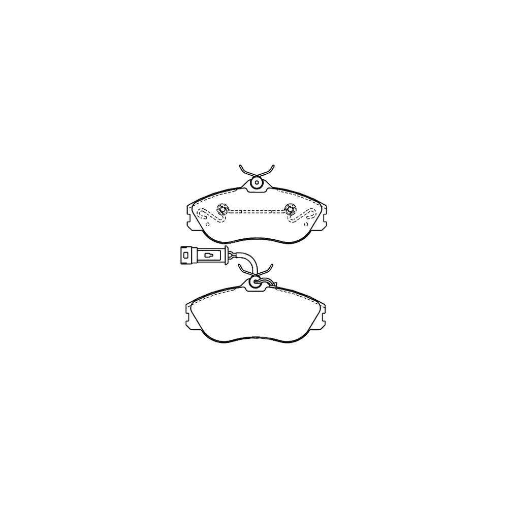 AUDI AUDI (FAW) 447 698 151 F Front Axle Disc Brake Pad