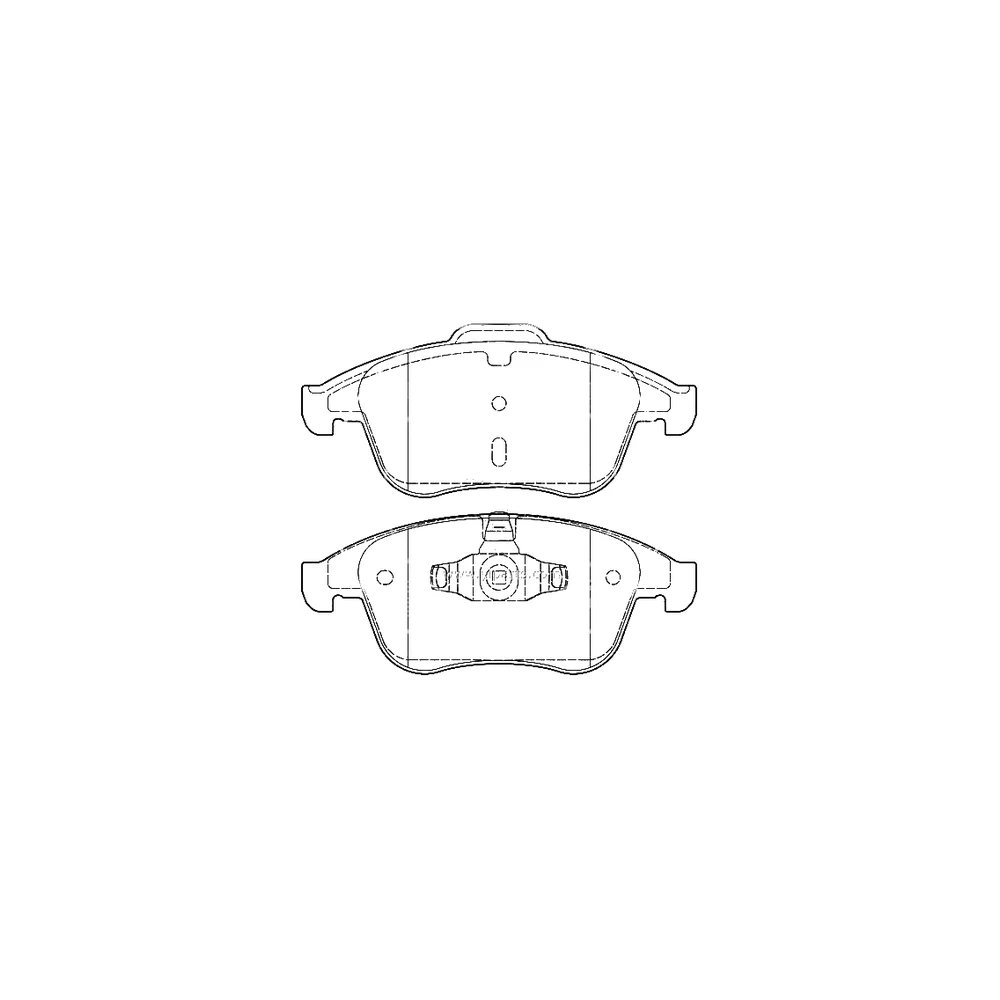 RENAULT 44 06 087 46R Front Axle Disc Brake Pad