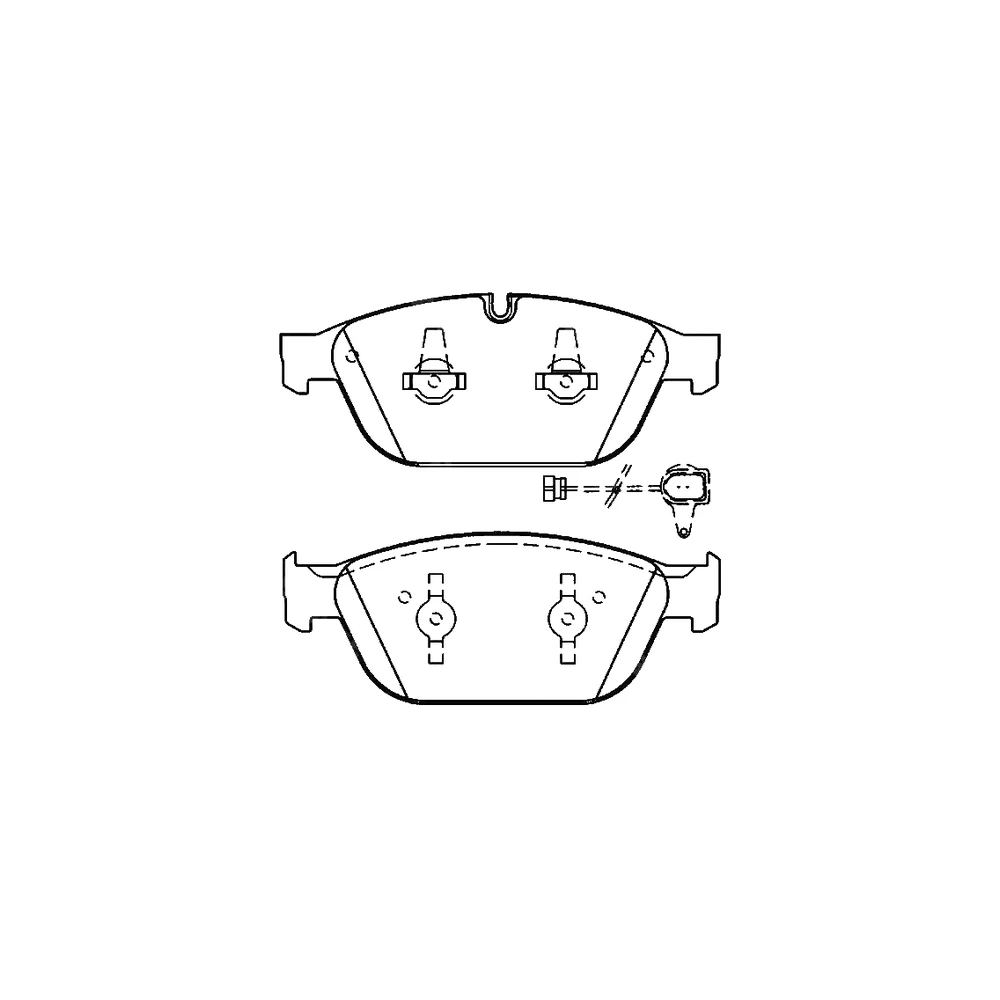 AUDI 4F0 698 151 H Front Axle Disc Brake Pad